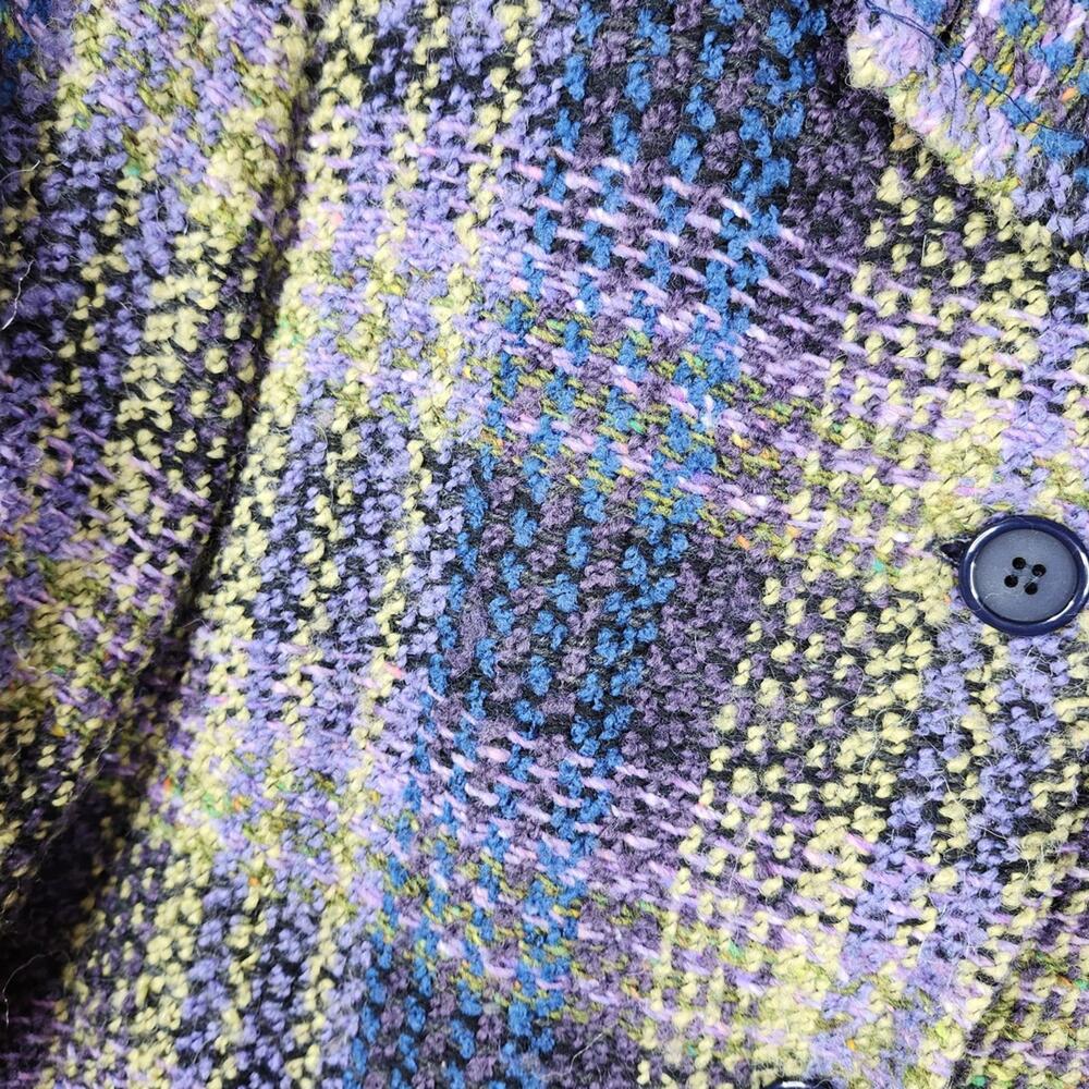 Boyne Valley Weavers Handcrafted Wool Blend Plaid Jacket - Picture 2 of 6